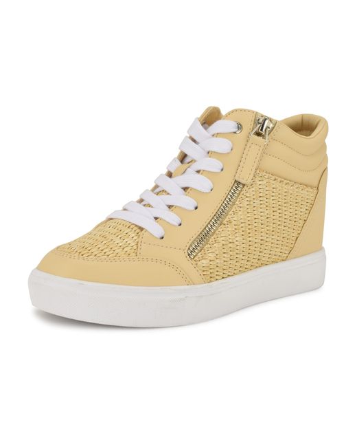 Nine West Metallic Tons Wedge Sneaker