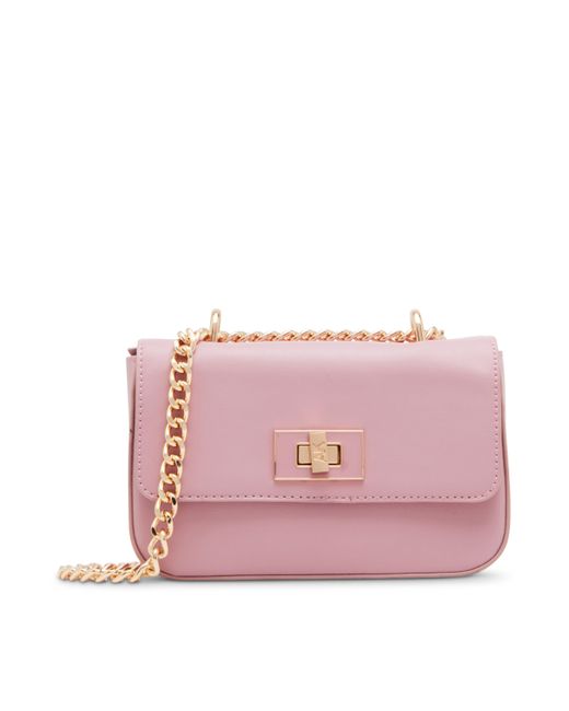 Anne Klein Pink Mini Flap With Convertible Strap