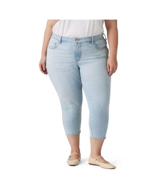 Levi's Women's Blue Size 311 Shaping Capri Jeans