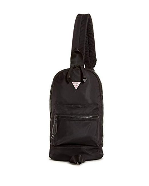 Guess Black Originals Mini Sling Backpack for men