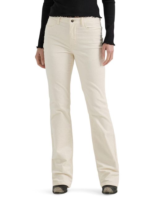 Wrangler Natural High Rise Bold Boot Jean