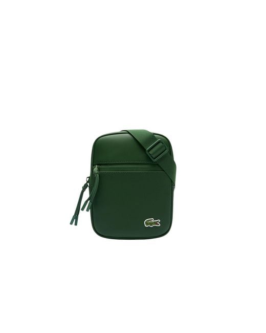 Lacoste S Lcst Small Flat Crossbody Bag in Green for Men Lyst