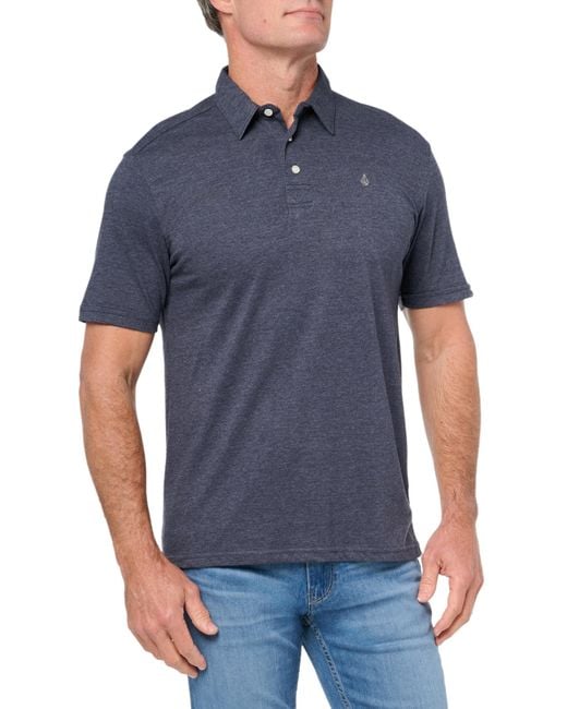 Volcom Blue Banger Polo Shirt for men