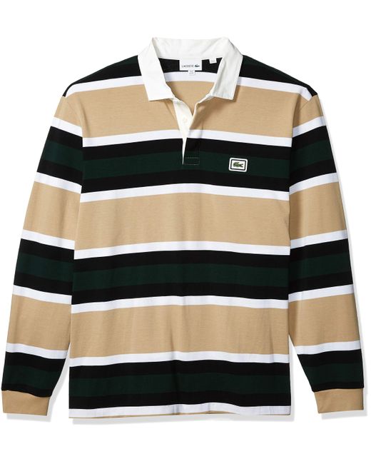 Heavy Jersey Bold Stripe Rugby Polo 