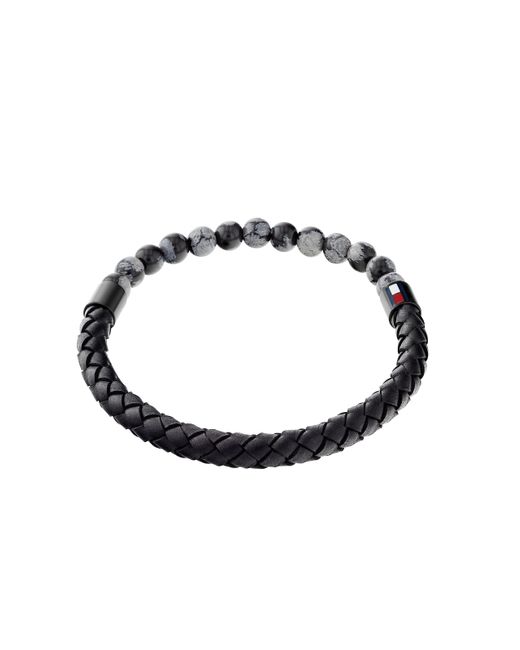 Jewelry Bracelet en cuir pour en Cuir Noir - 2790473 Tommy Hilfiger pour homme en coloris Black