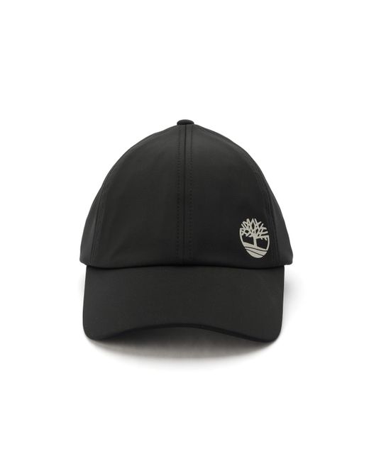 Timberland Black Ponytail Hat With Reflective Logo