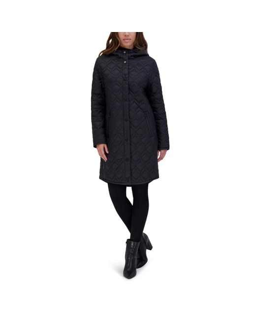Andrew Marc Black Marc New York By Rialto Diamond Parka