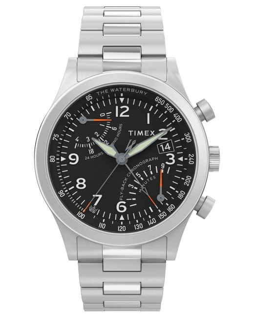 Timex Analog Quarz Uhr mit Edelstahl Armband TW2W47800VQ in Metallic für Herren