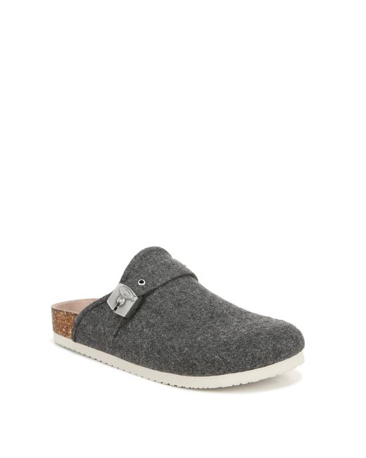 Dr. Scholls Louis Iconic Clog Mule in Gray Lyst