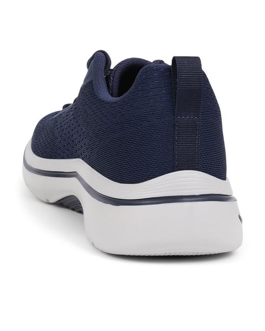 Skechers Blue Stylish Athletic Mesh Shoes - Comfy Gents Sports Footwear - Size Uk 10 / Eu for men