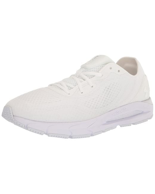 Under Armour Rubber Hovr Sonic 5 Road Running Shoe in White for Men | Lyst