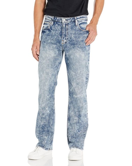 Jeans Bootcut moderni da uomo di Guess in Blue da Uomo