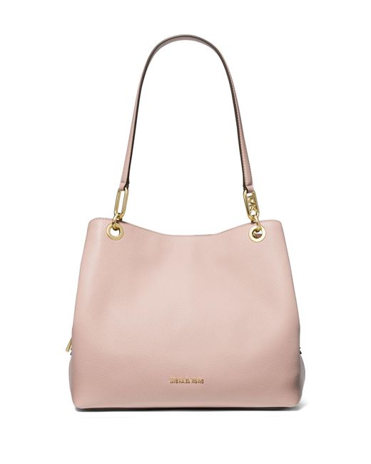 Michael Kors Pink Kensington Large Shoulder Tote Bag