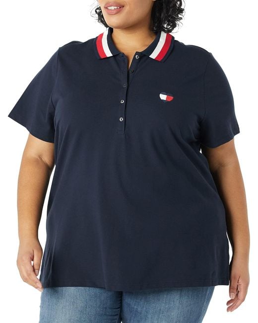 Tommy Hilfiger Blue Classic Short Sleeve Polo
