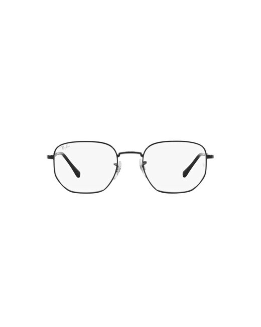 Ray-Ban Rx6496 Hexagonal Prescription Eyewear Frames in Black | Lyst