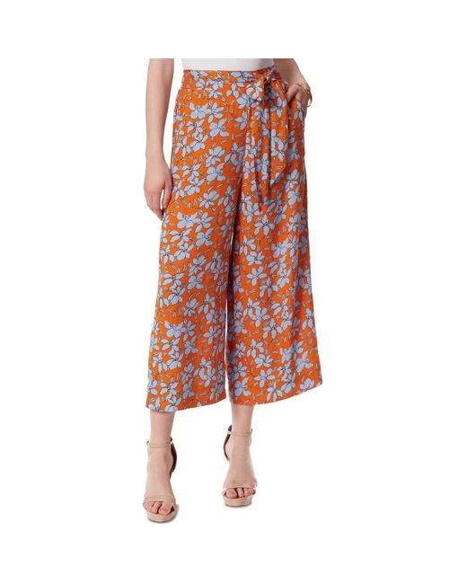 Jessica Simpson Multicolor Koney Tie Waist Wide Leg Pant