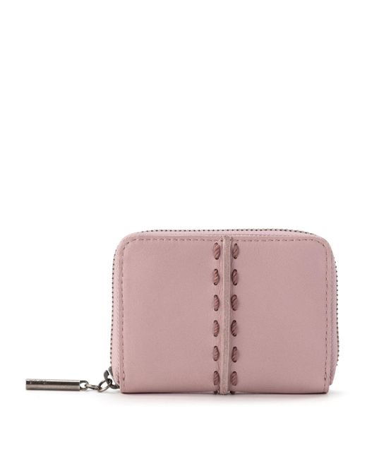 The Sak Pink Los Feliz Medium Wallet In Leather