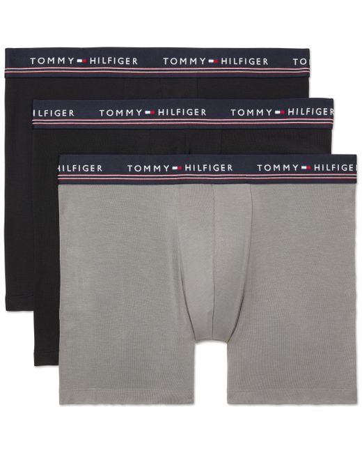 Tommy Hilfiger Gray Modal 3-pack Boxer Brief for men