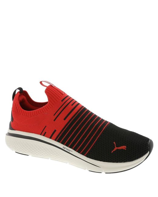 PUMA Red S Softride Pro Echo Slip On Cross Trainer