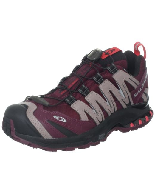 Salomon 3d Ultra 2 Trail Running Shoe,bordeaux/dove/papya,6.5 M Us in Red Lyst