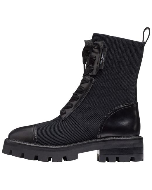 Kate Spade Black Winton Lug Bootie Fashion Boot