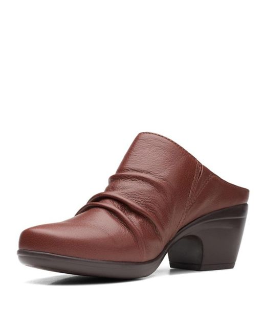 Clarks Brown Emily Charm Mule