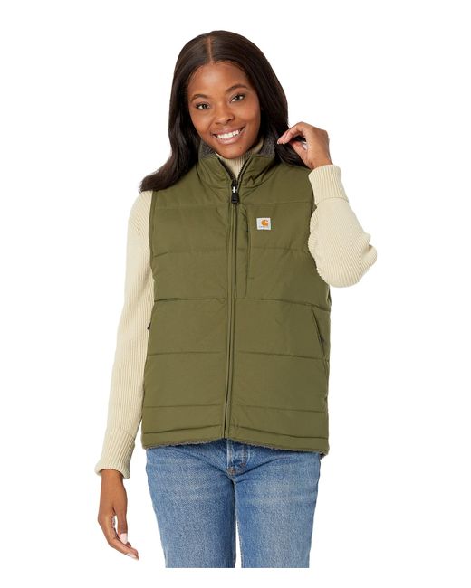 Carhartt Green Relaxed Fit Midweight Utility Vest