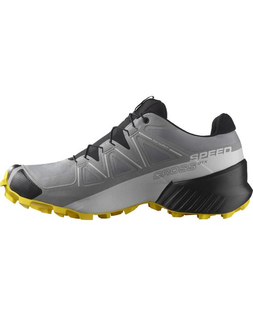 Salomon Gray Speedcross Gore-tex Trail Running Shoes For for men