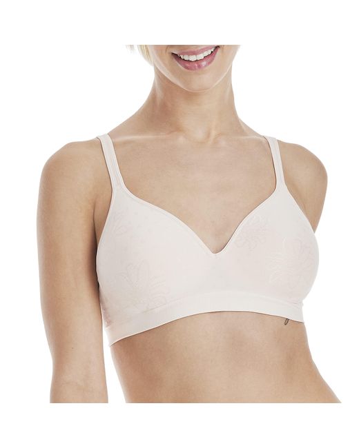 Hanes Natural Ultimate Perfect Coverage Comfortflex Fit Wirefree Bra Dhhu08