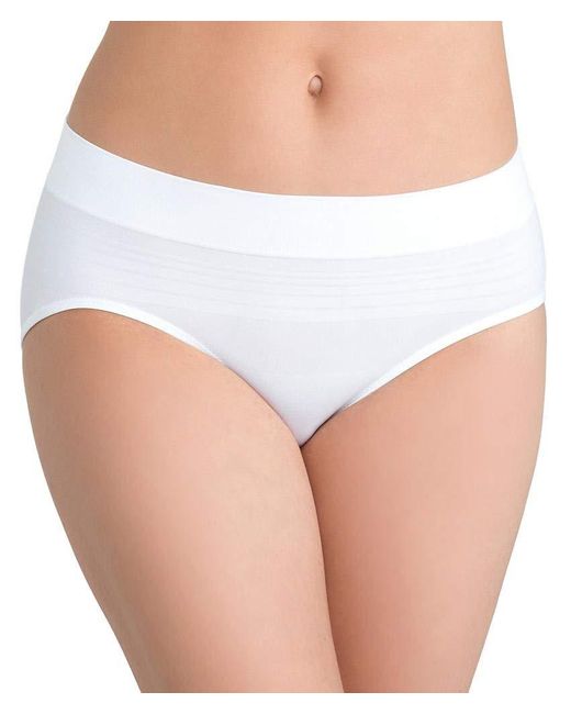 Tommy Hilfiger White No Pinching No Problems Dig-free Comfort Waist Smooth And Seamless Hipster Ru0501p