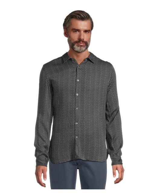 John Varvatos Gray Ross Shirt for men