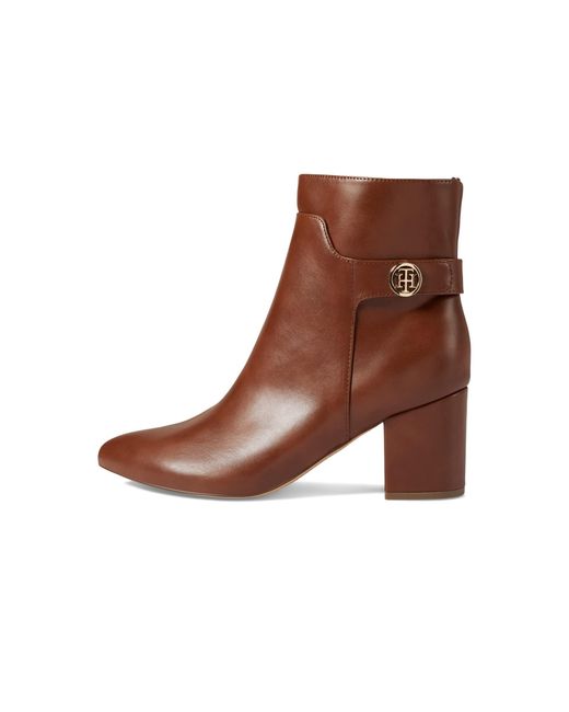 Tommy Hilfiger Brown Hazelle2 Ankle Boot