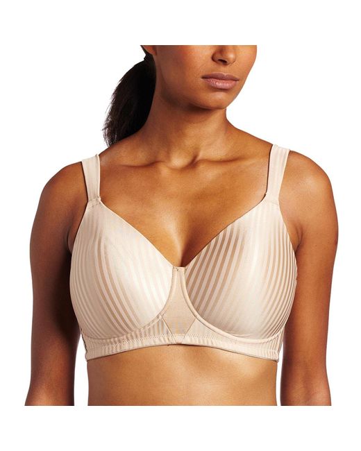 Playtex Brown Secrets All Over Smoothing Full-figure Wirefree Bra Us4707