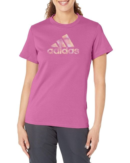 adidas 2tn Graphic Tee in Lilac (Purple) | Lyst