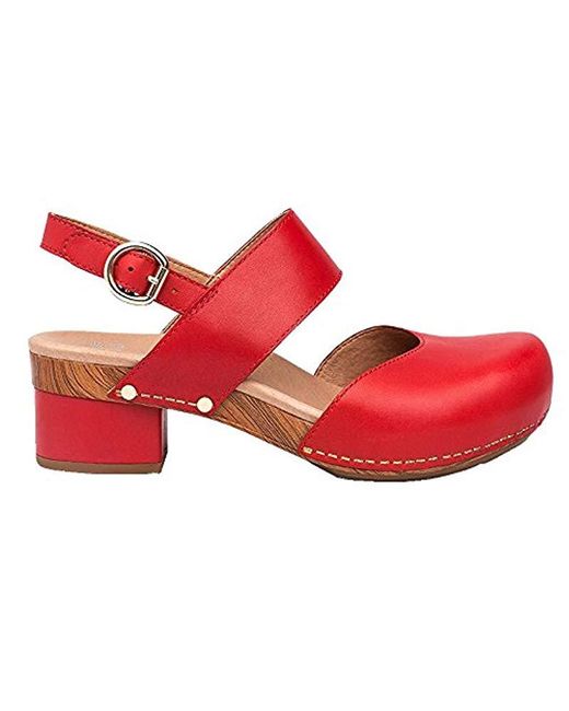 Dansko Red Malin Sandal