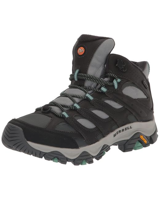 Merrell Moab 3 Thermo Mid Waterproof Snow Boot in Black | Lyst