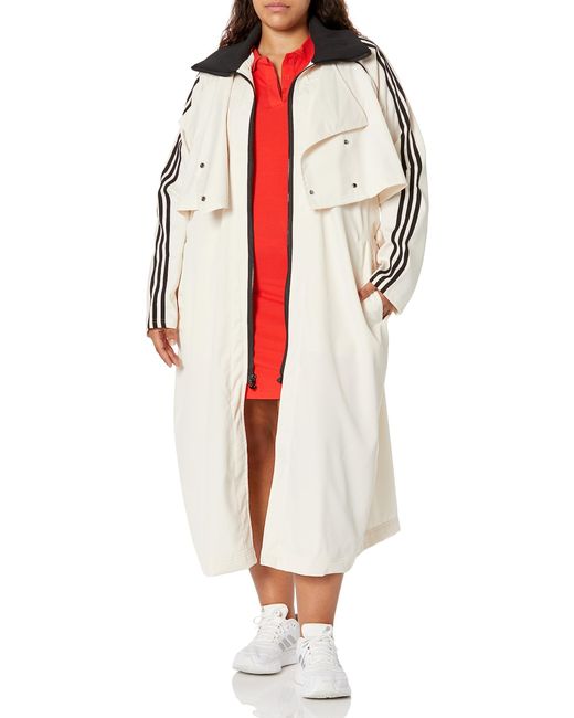 Adidas Red Trench Coat