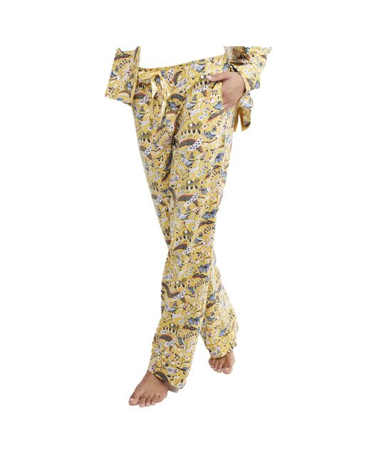 Vera Bradley Metallic Cotton Flannel Pajama Pants With Pockets