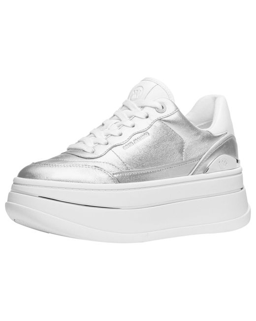 Michael Kors White Hayes Lace Up Sneaker
