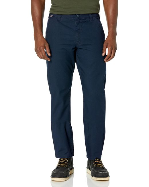 Carhartt Blue Flame Resistant Rugged Flex Relaxed Fit Duck Utility Work Pant for men