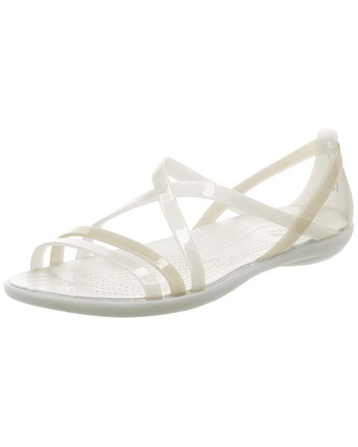 Crocs™ Isabella Strappy Sandal S: Oyster/pearl White: Uk 3 - Save 56% - Lyst