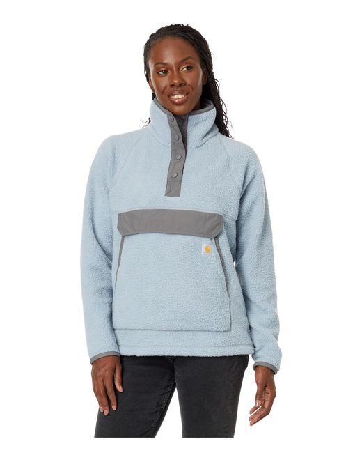 Carhartt Blue Plus Size Relaxed Fit Fleece Pullover