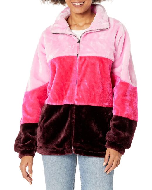 UGG Elaina Faux Fur Jacket in Pink Lyst
