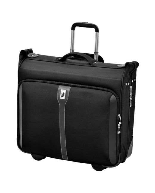 london fog black and white luggage