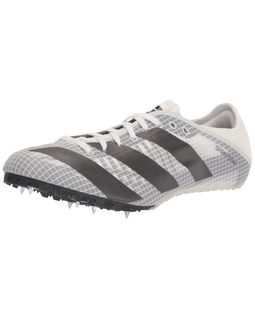 Adidas Black Sprintstar Track And Field Shoe for men