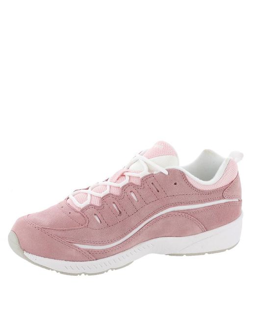 Easy Spirit Pink Womens Romy Walking Shoes
