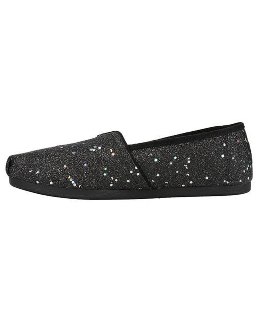 TOMS Black Alpargata Recycled Cotton Canvas" Loafer Flat
