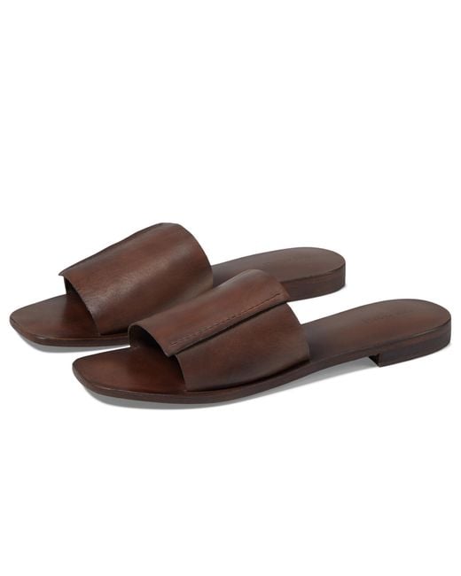 Free People Brown Verona Slides Sandal