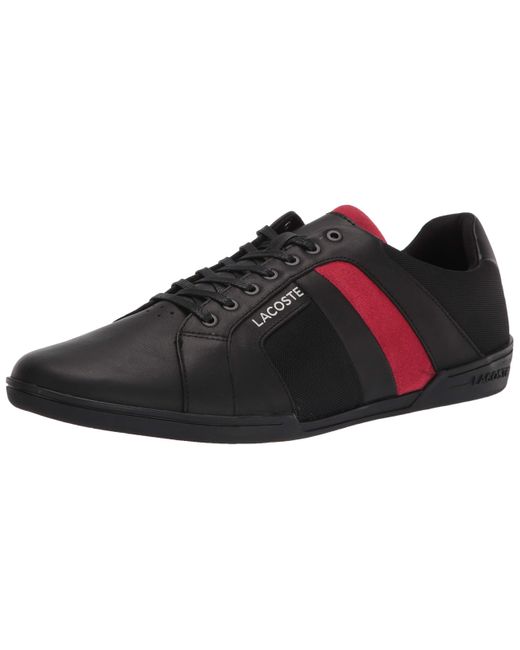 Lacoste Men's Chaymon Club 0120 1 Cma Sneaker in Black/Red (Black) for Men  - Save 34% | Lyst