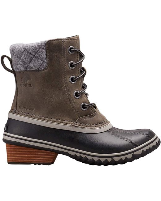 Sorel Slimpack Lace Ii Snow Boot in Black - Lyst